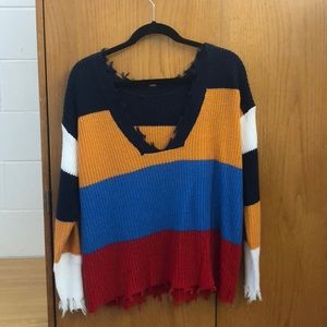 SHEIN multicolored sweater